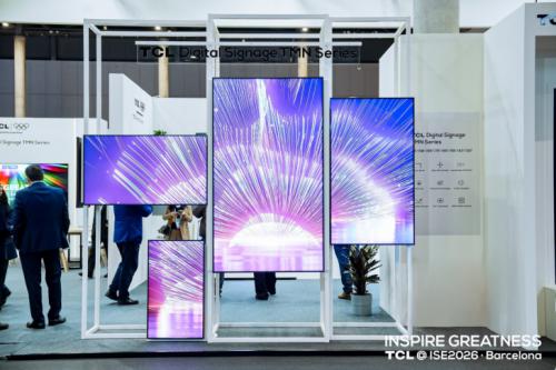 TCL Professional refuerza su apuesta por la señalización digital y el LED comercial en ISE 2026 con soluciones validadas en entornos olímpicos