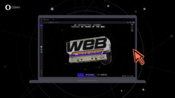 Opera celebra 30 años de historia digital con Web Rewind, un archivo interactivo para revivir la web de los 90 a la era de la IA