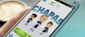 Chapas Movistar Team, tradición y ciclismo on line