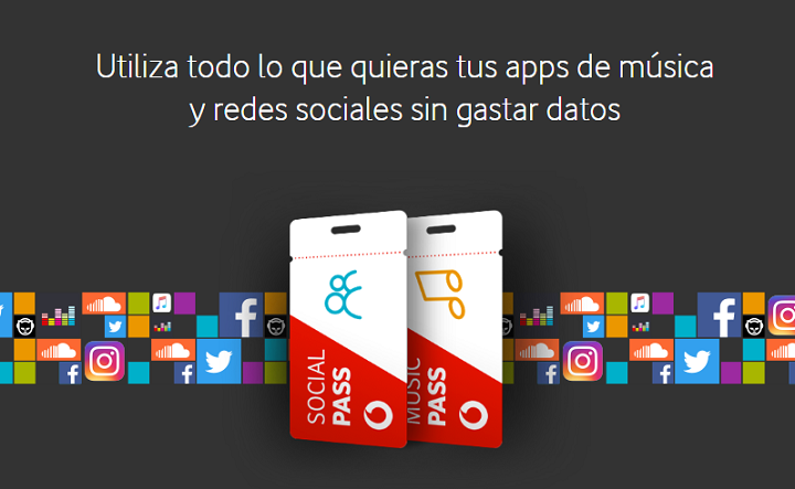 Vodafone incluye el uso de las redes sociales en sus tarifas de datos