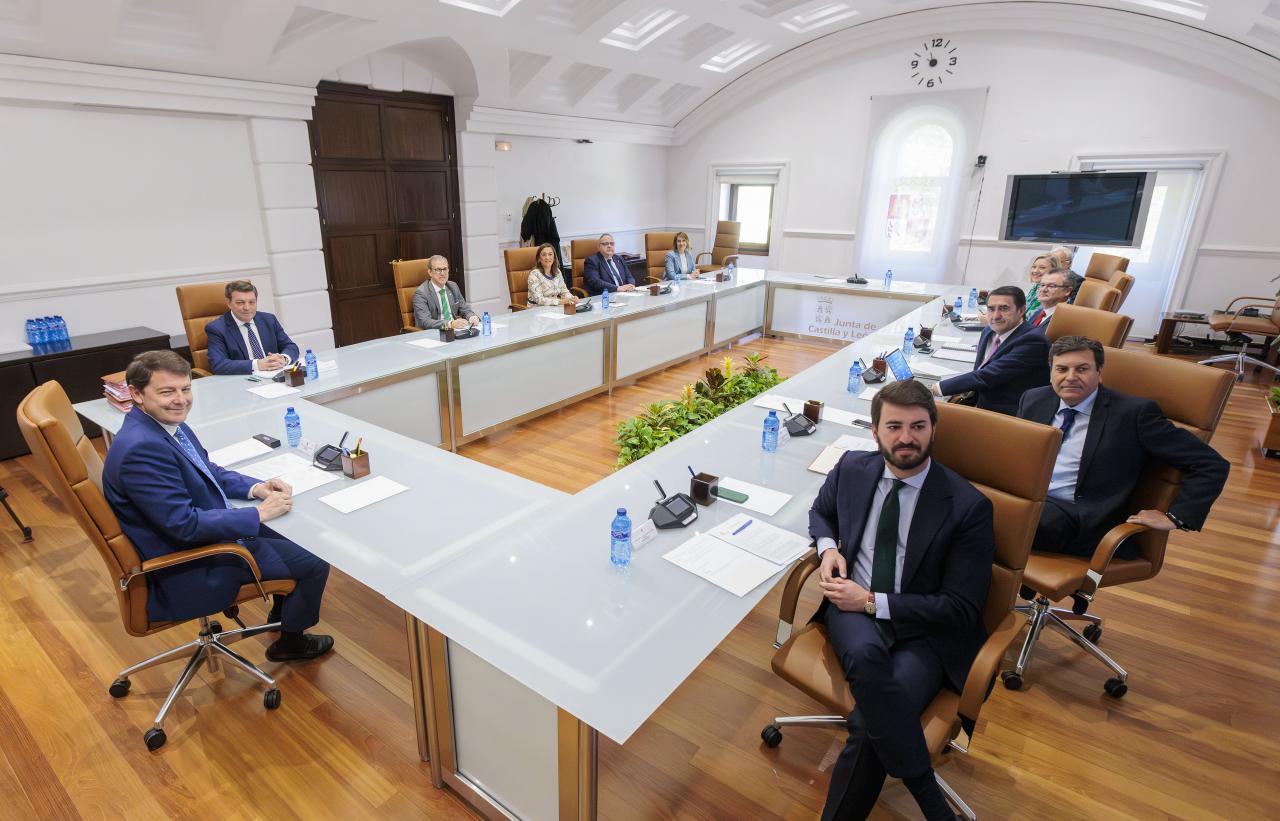 Reunión del Consejo de Gobierno de la Junta de Castilla y León