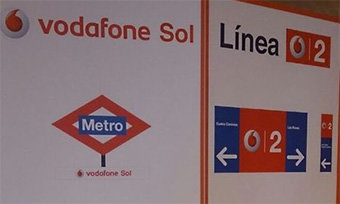 La línea 2 del Metro de Madrid se llamará Vodafone hasta 2016