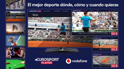 Vodafone TV incorpora a su oferta Eurosport Player tras un acuerdo con Discovery