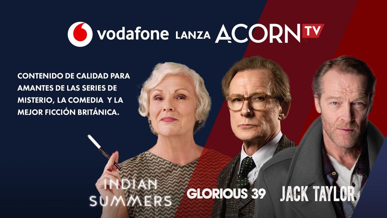 Vodafone continúa ampliando su servicio de TV con la incorporación de Acorn TV