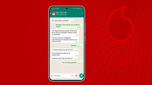 Vodafone facilitará la atención al cliente vía WhatsApp
