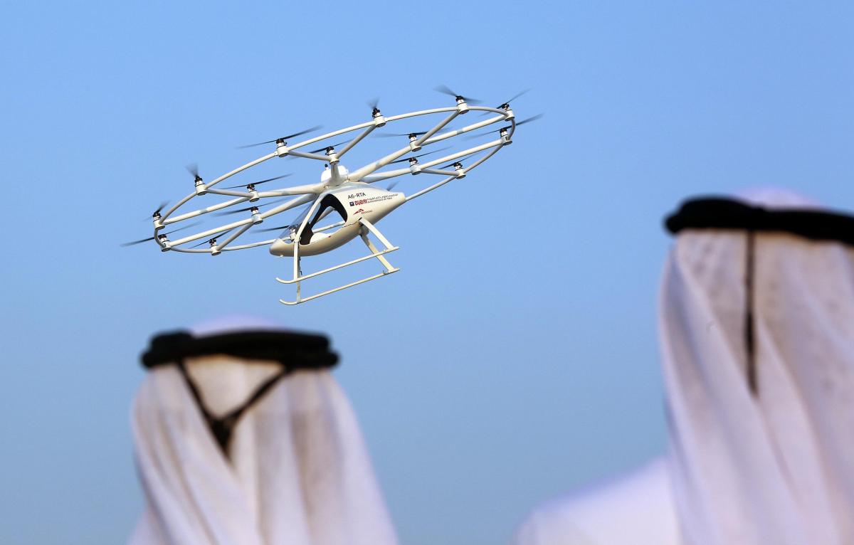 Dubái comienza las pruebas de sus taxis aéreos autónomos
