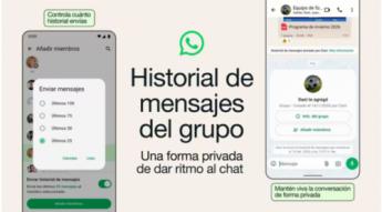 WhatsApp incorpora el historial en grupos para poner al día a los nuevos miembros sin romper la conversación
