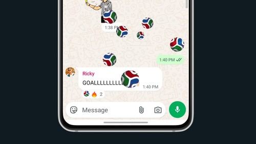 WhatsApp se transforma para el Mundial 2026 con emojis, stickers y un centro informativo