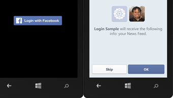 Windows Phone permitirá la autenticación de sus apps mediante Facebook