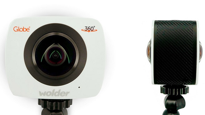 Wolder lanza Globe 360, la primera cámara española que graba en 360