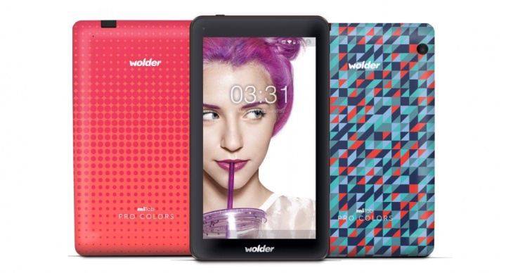 Wolder lanza Pro Colors, la primera tablet diseÃ±ada con tecnologÃ­a de hidro-impresiÃ³n