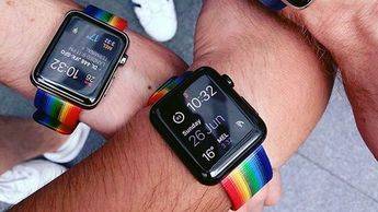 Correas con el arco iris para Apple Watch