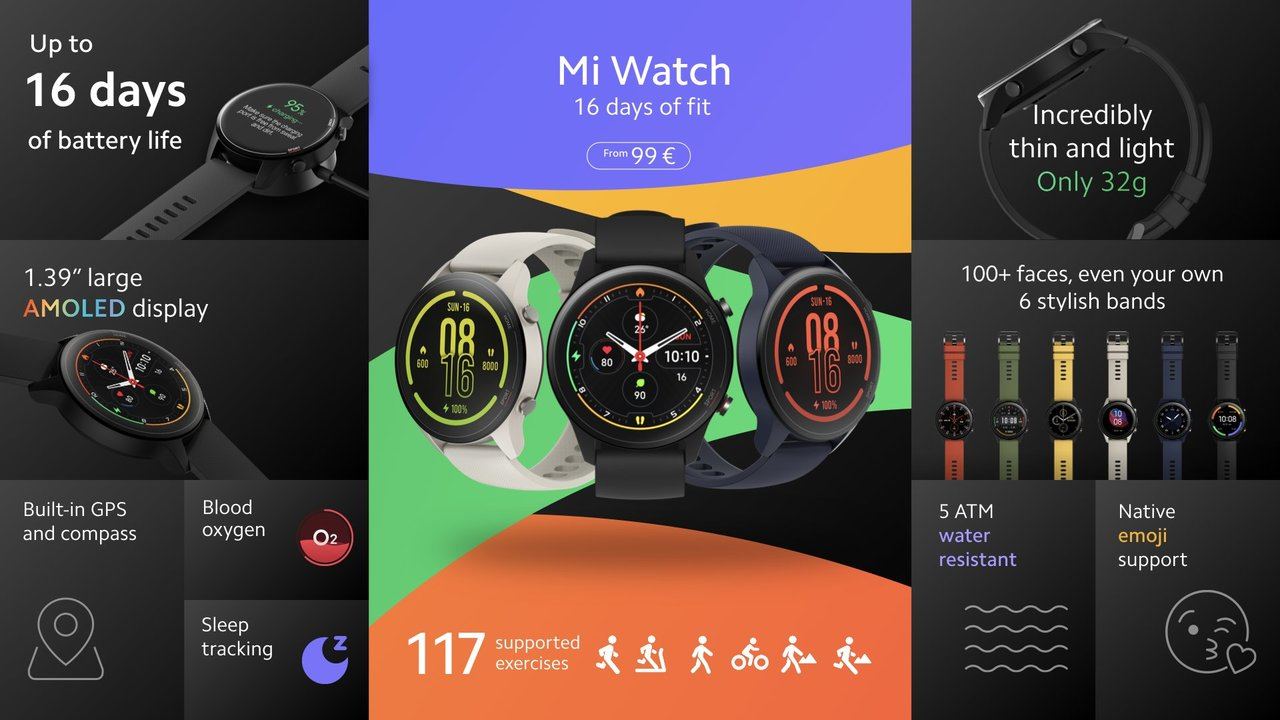 Xiaomi presenta Mi Watch, un nuevo reloj inteligente