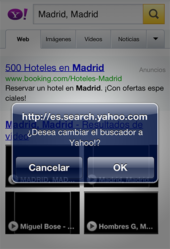Yahoo! Apple iPhone
