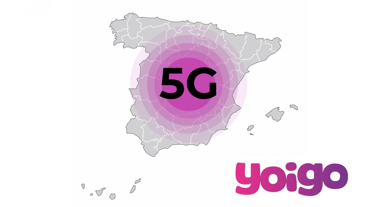 Yoigo lleva su cobertura 5G a 340 ciudades en 39 provincias