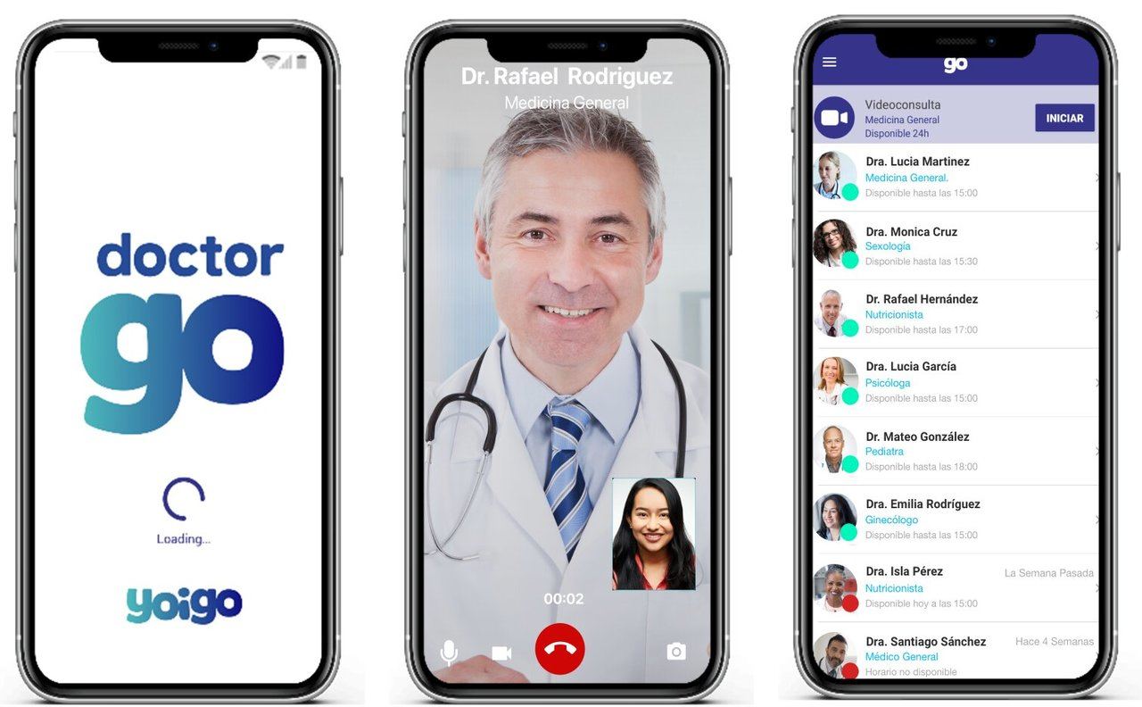Yoigo lanza DoctorGo, su servicio de telemedicina por 6 euros al mes