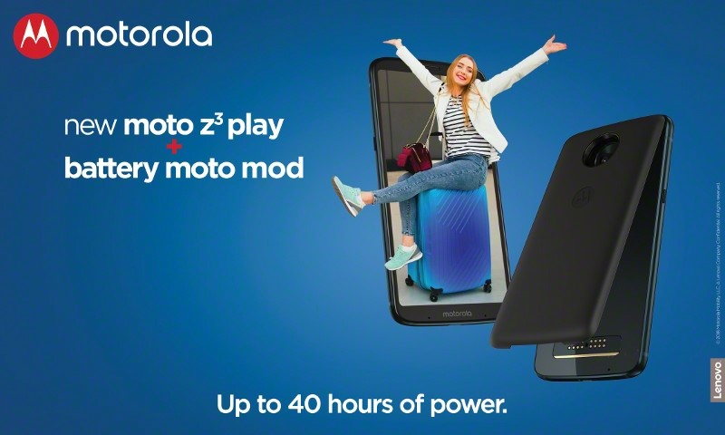 Motorola anuncia la disponibilidad en España del Moto Z3 Play Power Edition
 