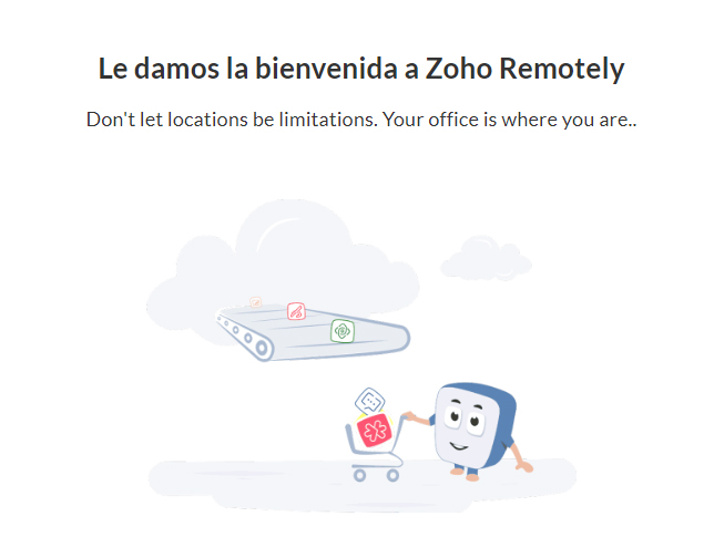 Zoho habilita de manera gratuita el uso de Zoho Remotely por el coronavirus