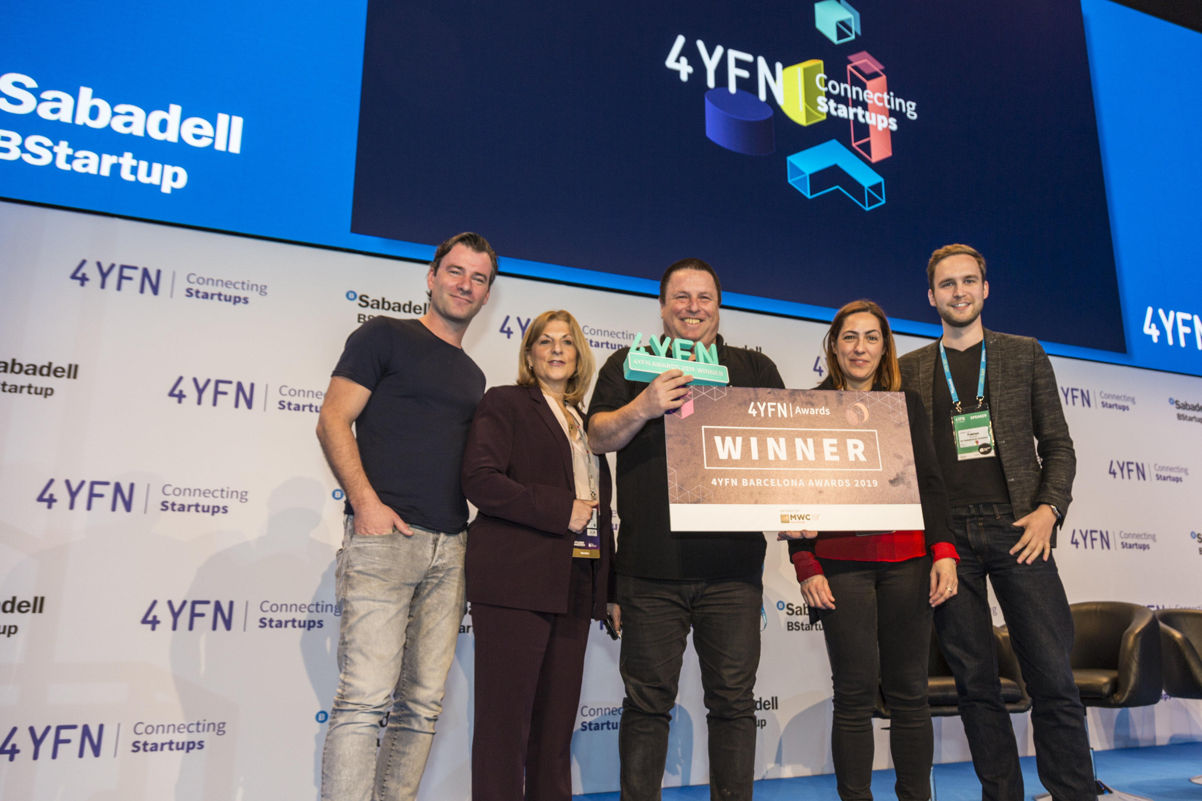 Entrega del premio Startup del año en 4YFN 2019