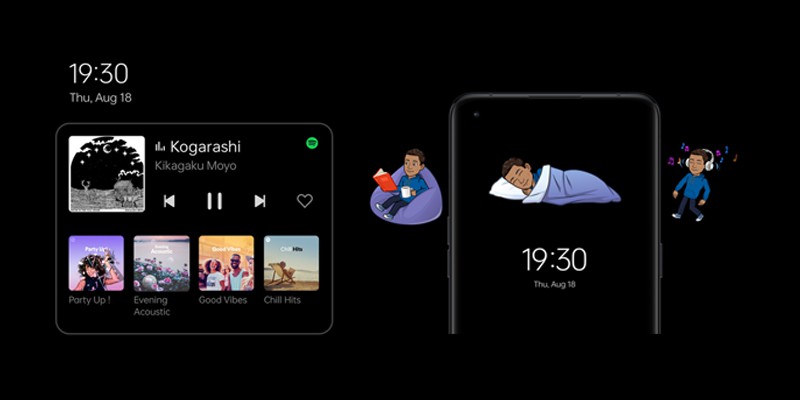 Smart Always-On Display: Spotify & Bitmoji¡Error!