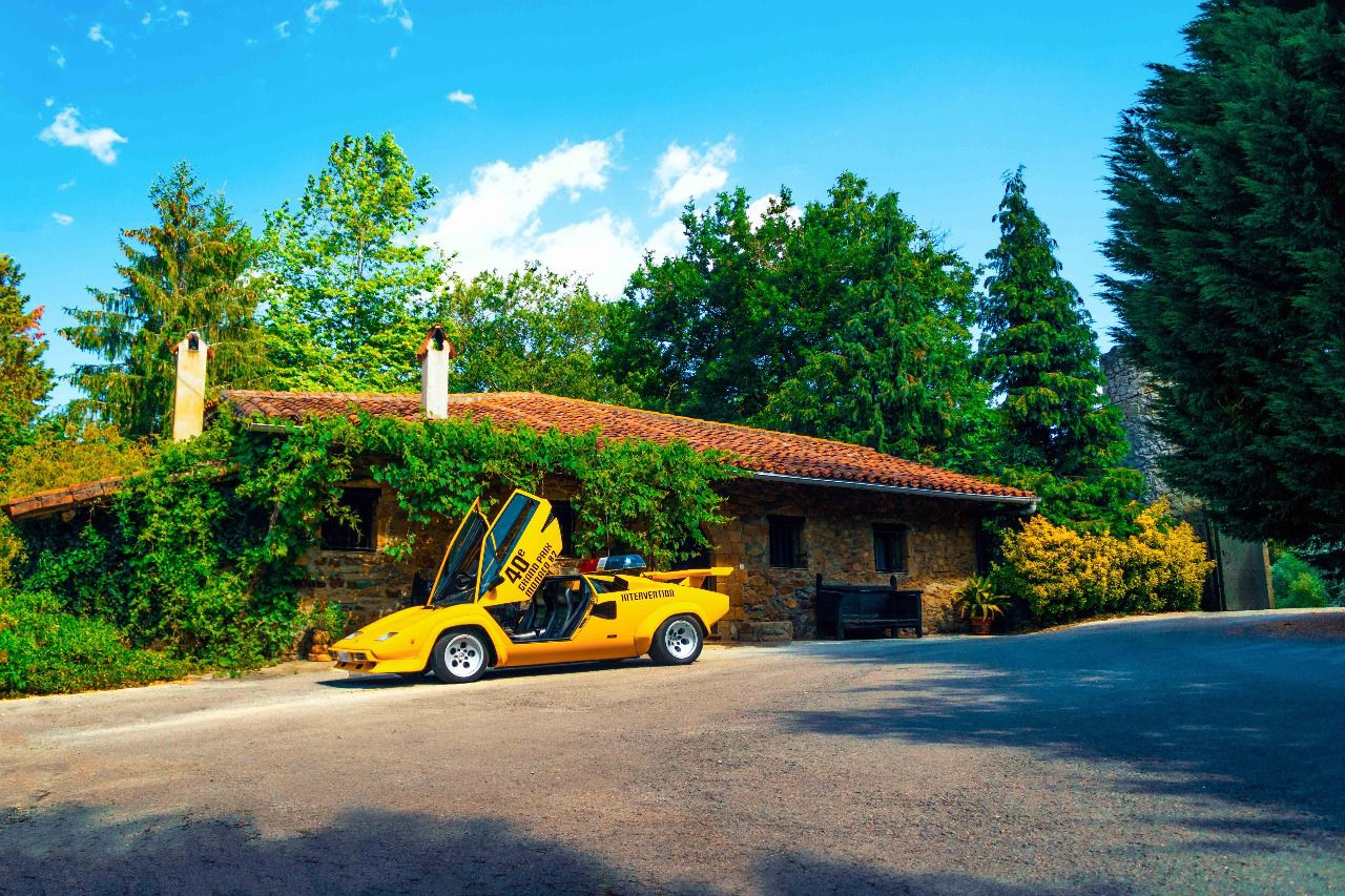 Lamborghini Countach LP5000S con la estética del Grand Prix en Torre Loizaga (Autor: Raúl Crespo)