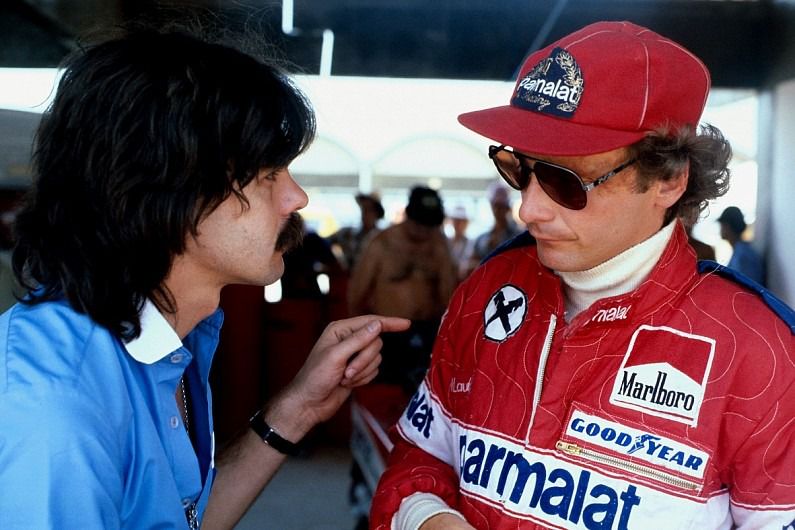 Gordon Murray (izquierda) junto con Niki Lauda (Autor: desconocido)