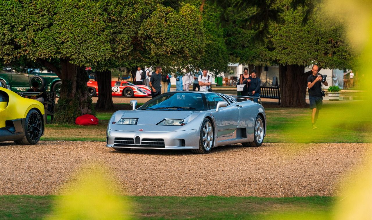 Bugatti EB110 SS en el Concours of Elegance en Hampton Court (Autor: Alvaro Muro)