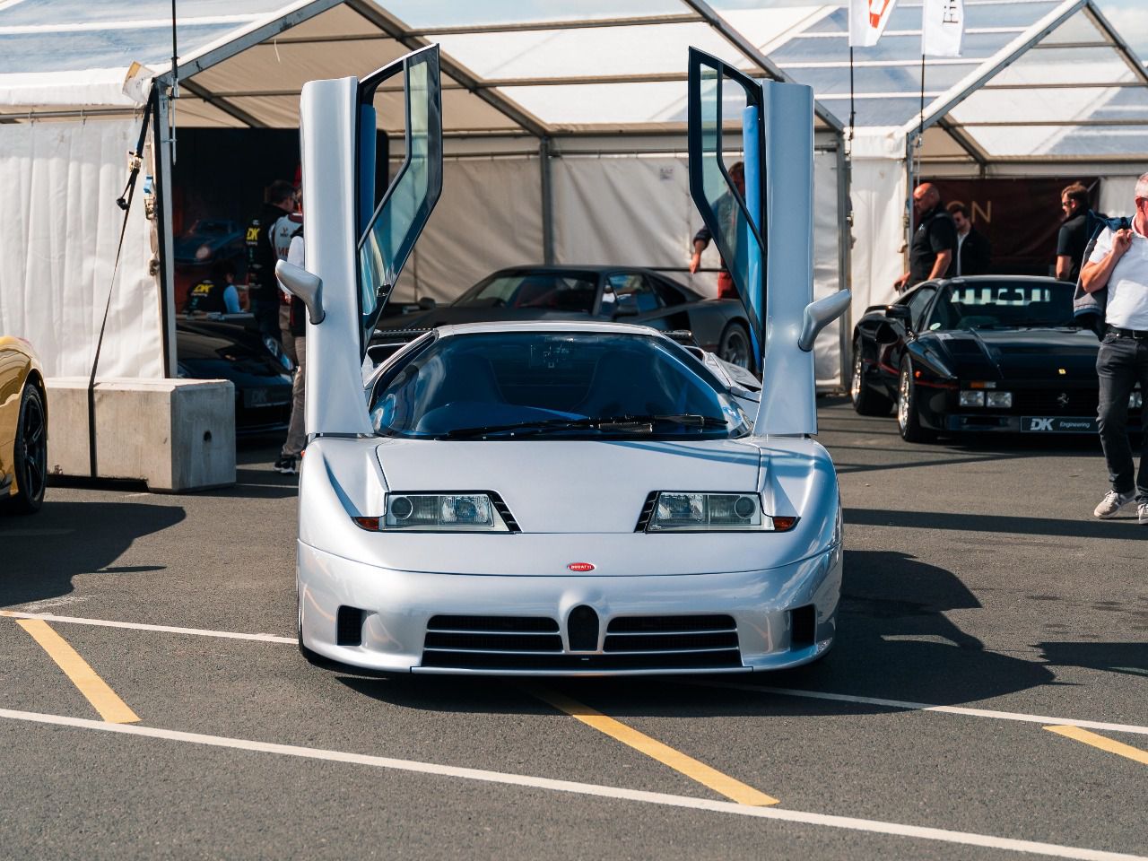 Bugatti EB110 SS en Supercardriver Secret Meet (Autor: Alvaro Muro)