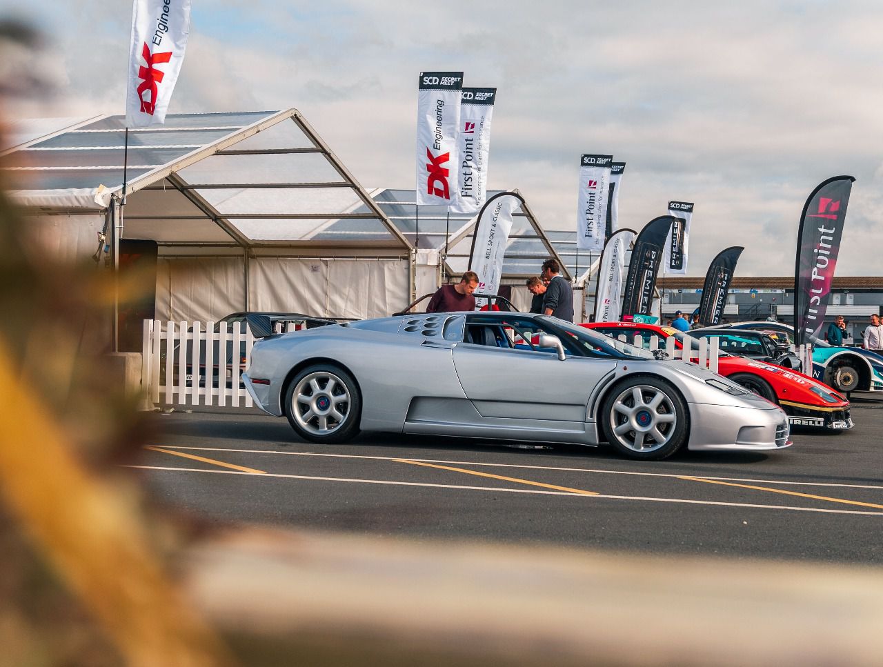 Bugatti EB110 SS en Supercardriver Secret Meet (Autor: Alvaro Muro)