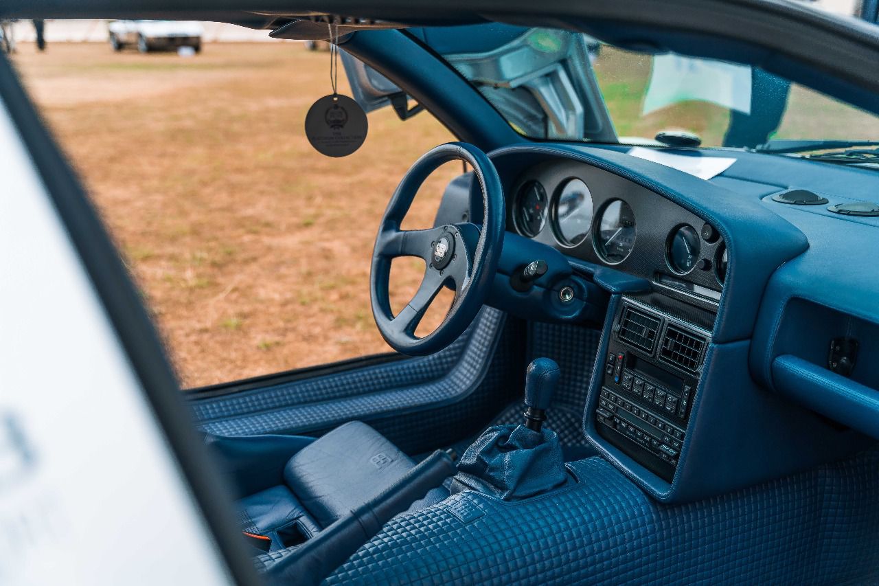 Interior del Bugatti EB110 SS (Autor: Alvaro Muro)