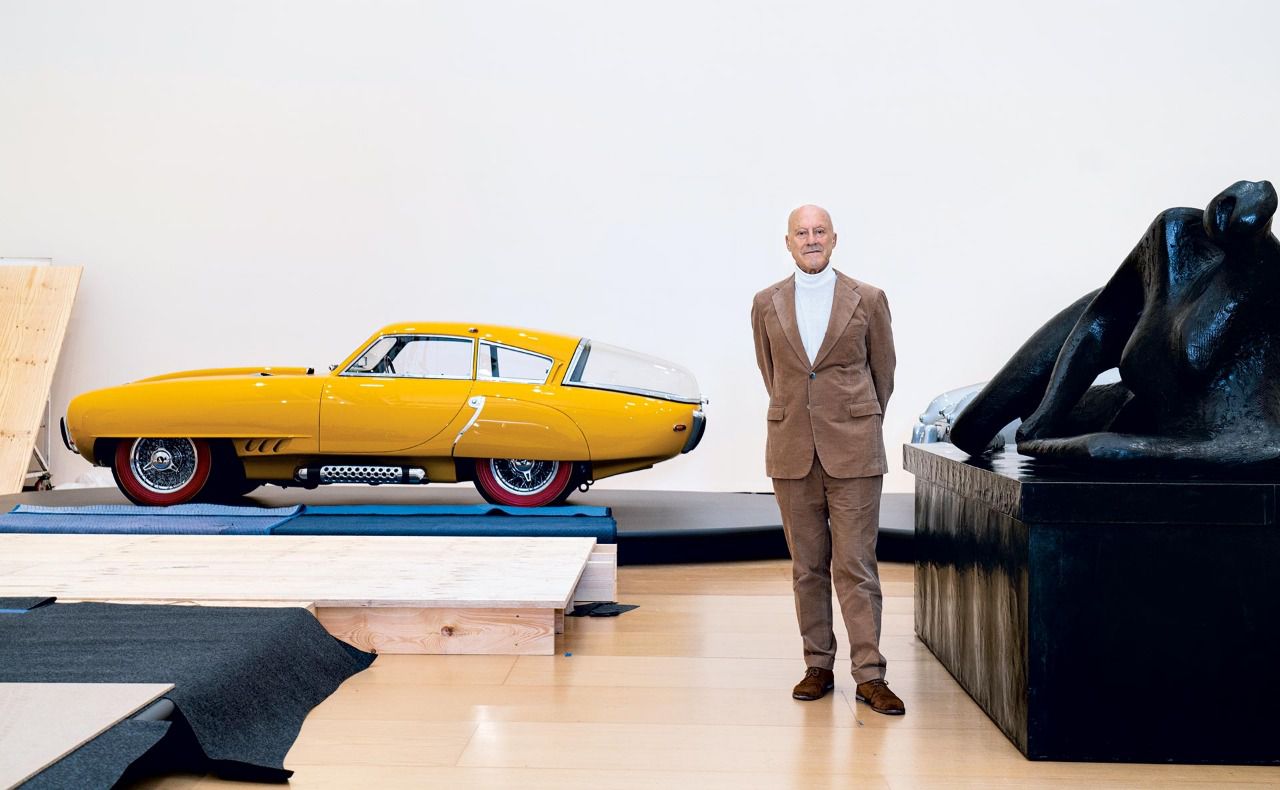 Norman Foster junto con el Pegaso Z-102 Cúpula