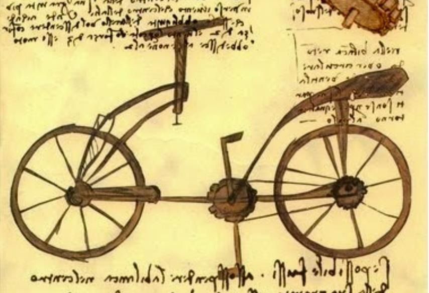 Artilugio precursor de la bicicleta, Invento de Leonardo Da Vinci