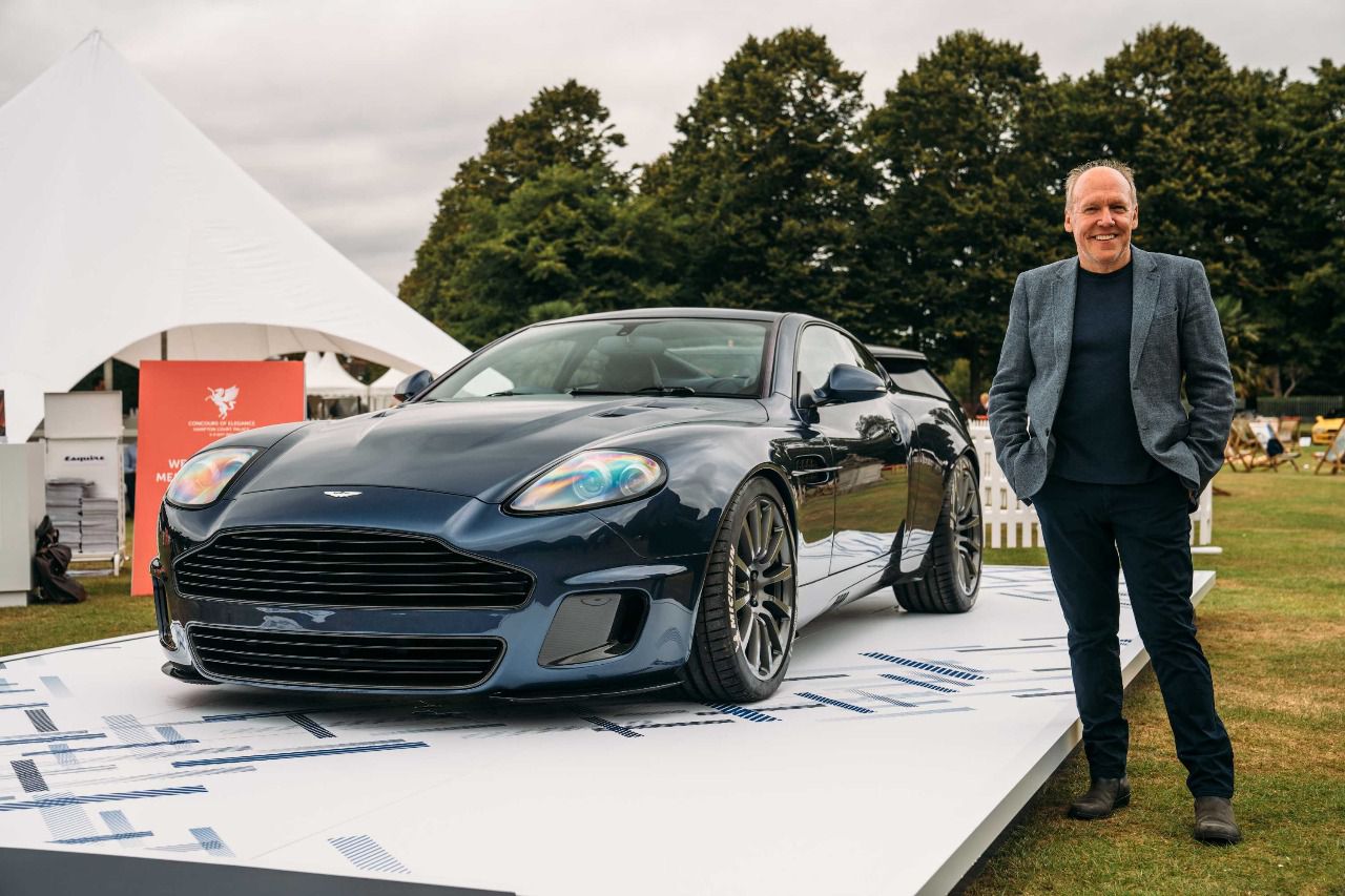 Modelo Vanquish 25 expuesto en el evento Concours of Elegance Hampton Court (Autor: Callum Design)