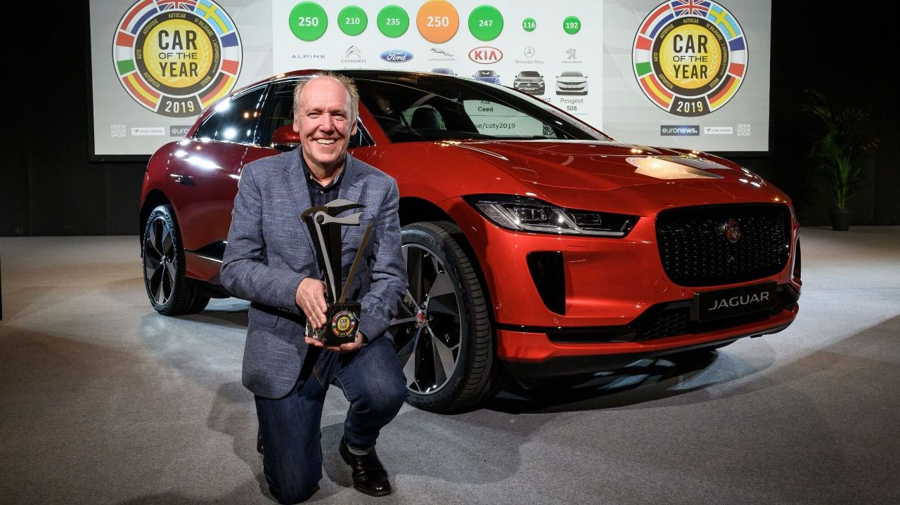 Galardonado con el premio Car of The Year 2019 por su diseño del Jaguar I-Pace 