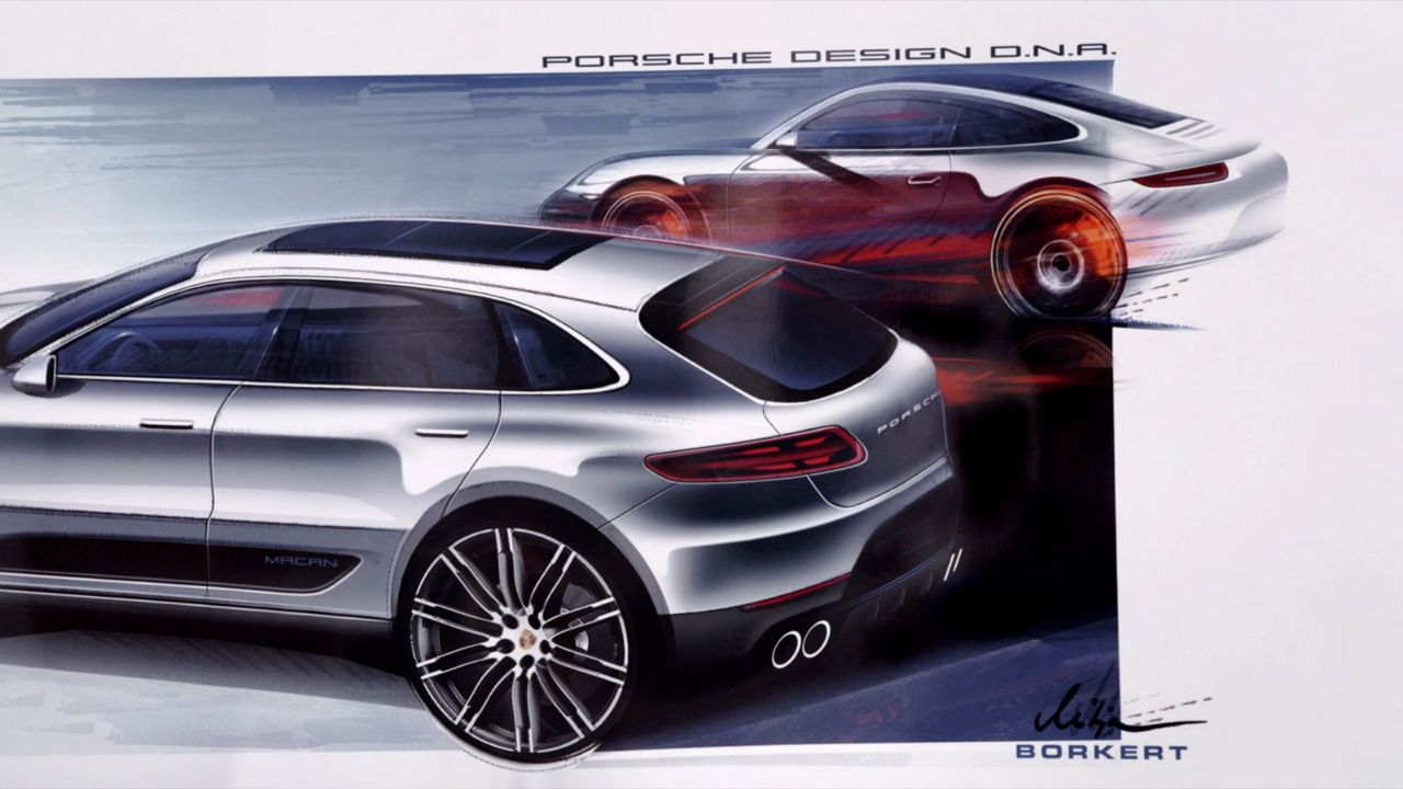 Diseño del modelo SUV Macan (Autor: Porsche)