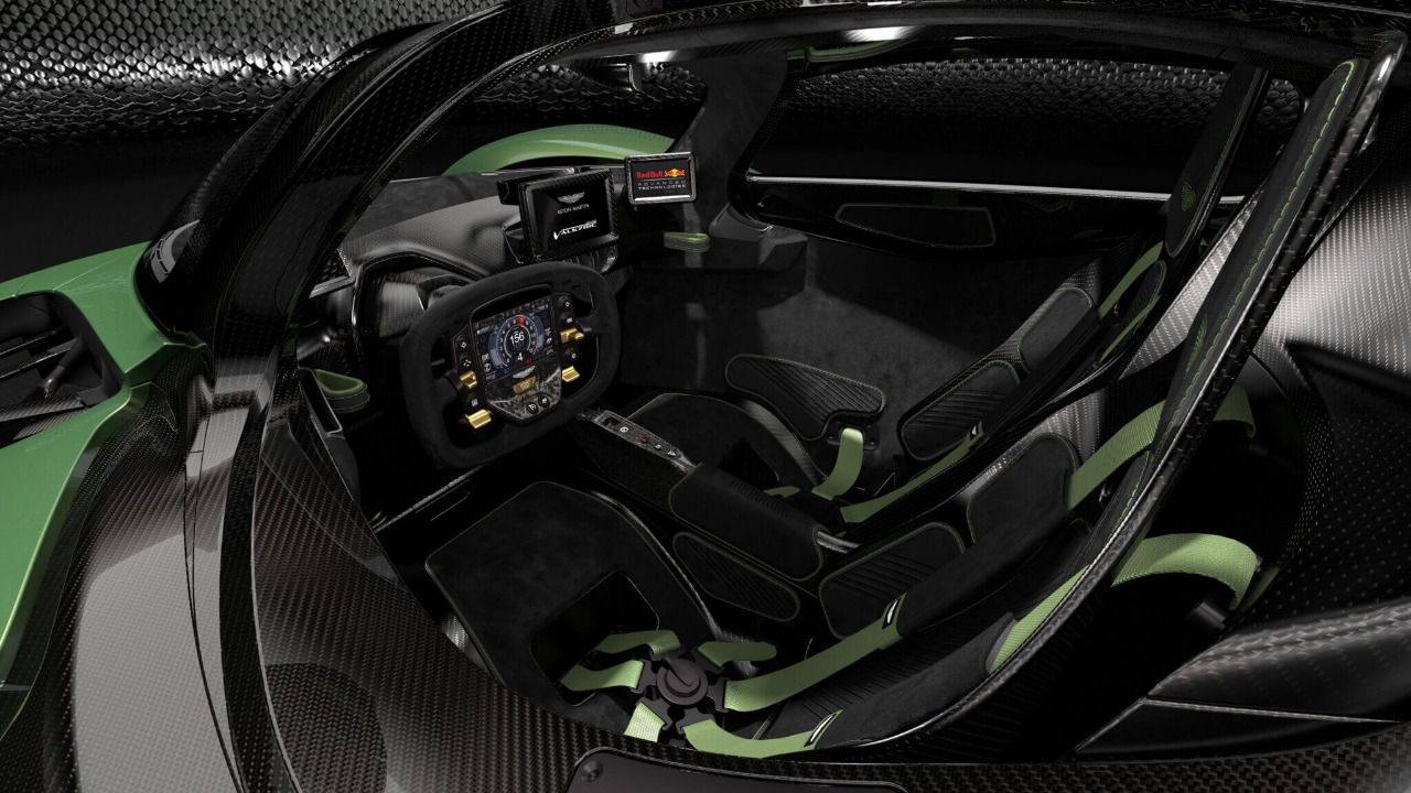Interior del Aston Martin Valkyrie