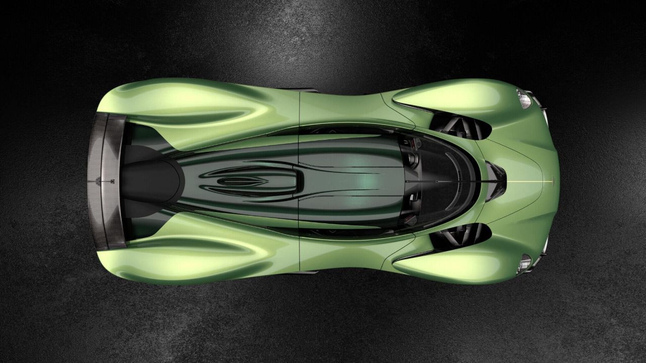 Cenital del Aston Martin Valkyrie