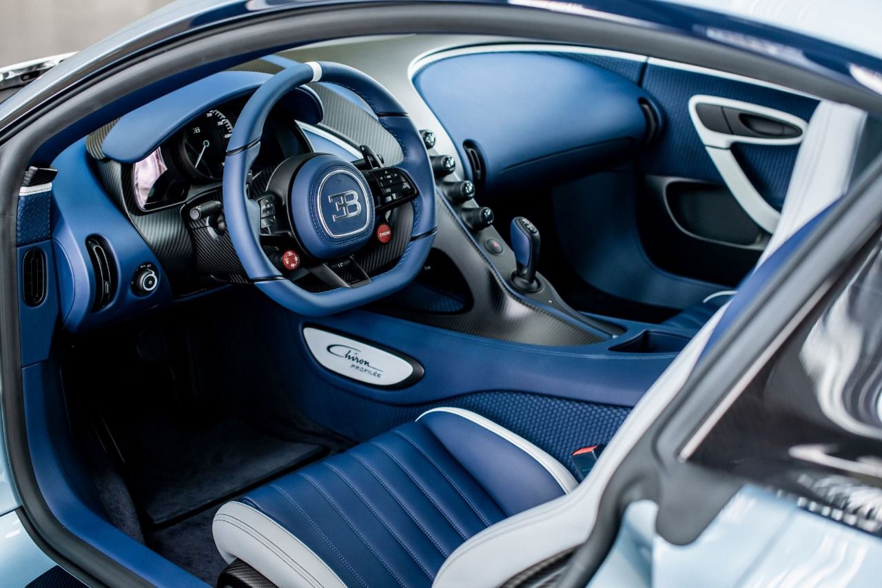 Interior del Bugatti Chiron Profilée (Autor: Bugatti)