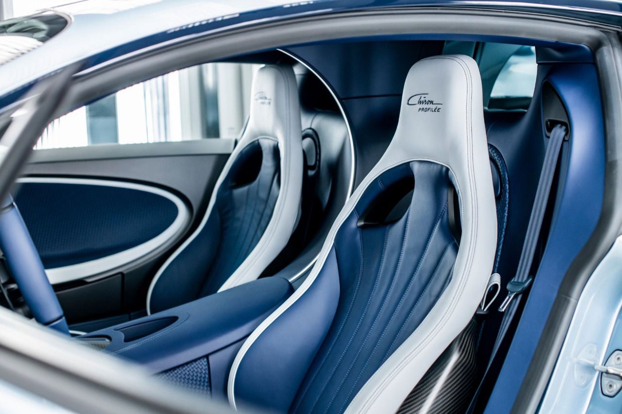 Interior del Bugatti Chiron Profilée (Autor: Bugatti)