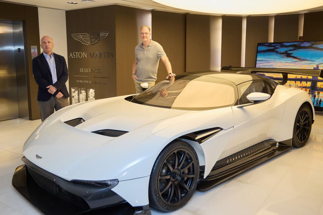 Modelo Vulcan que se incluye en el edificio residencial de lujo de Miami (Autor: Aston Martin)