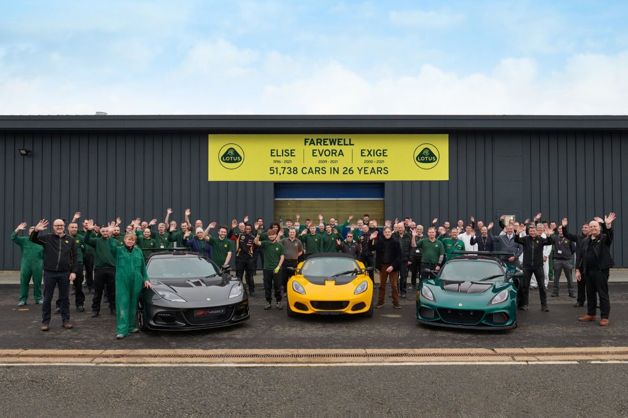 Cese de la producción de los modelos Elise, Evora y Exige (Autor: Lotus)