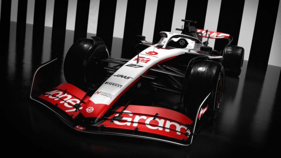 MoneyGram Haas F1 Team livery VF-23