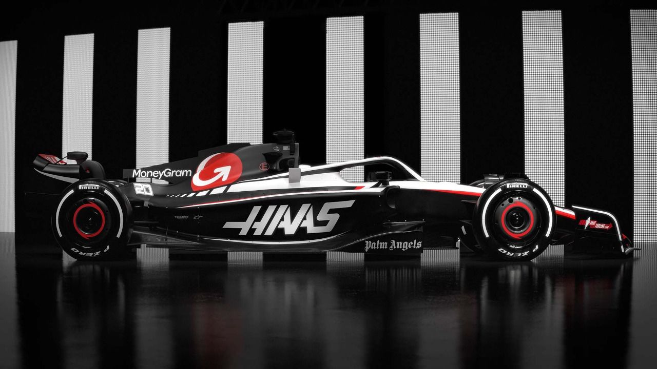 MoneyGram Haas F1 Team livery VF-23