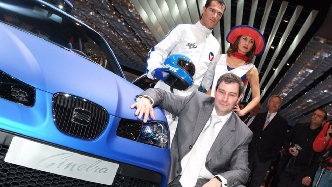 Presentación del Seat Ibiza Vaillante Concept en el Salón del Automóvil de Ginebra en 2006 