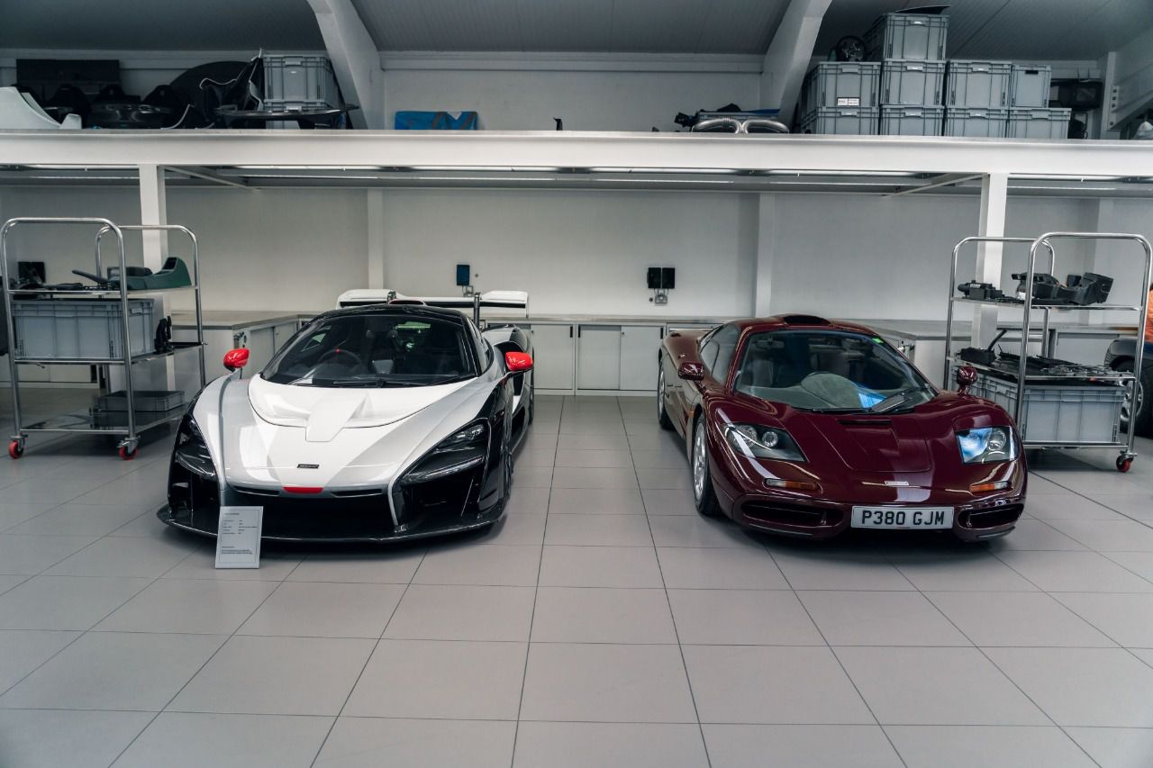 McLaren Senna junto al McLaren F1 chasis #061 (Autor: Alvaro Muro)