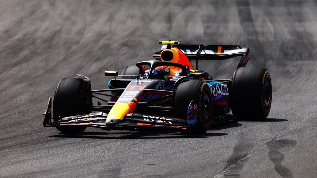 Max Verstappen con el RB19 durante el Gp de Miami