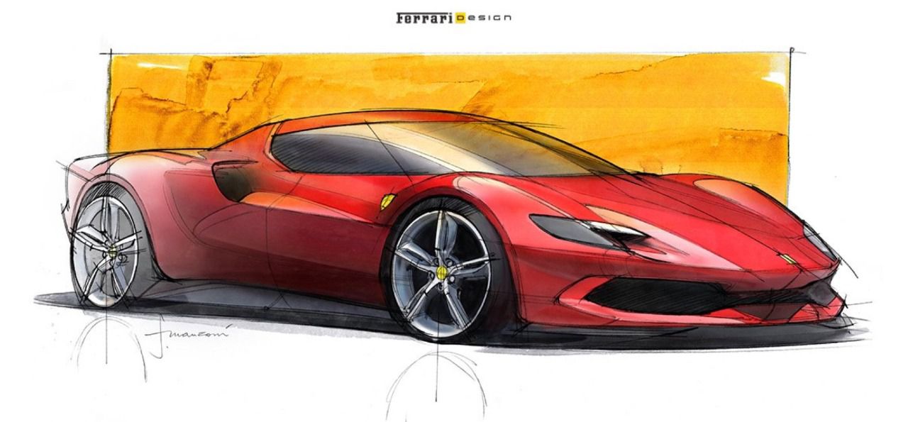 El diseño del 296 GTB es la reinterpretación influenciada por el icónico clásico Ferrari Dino