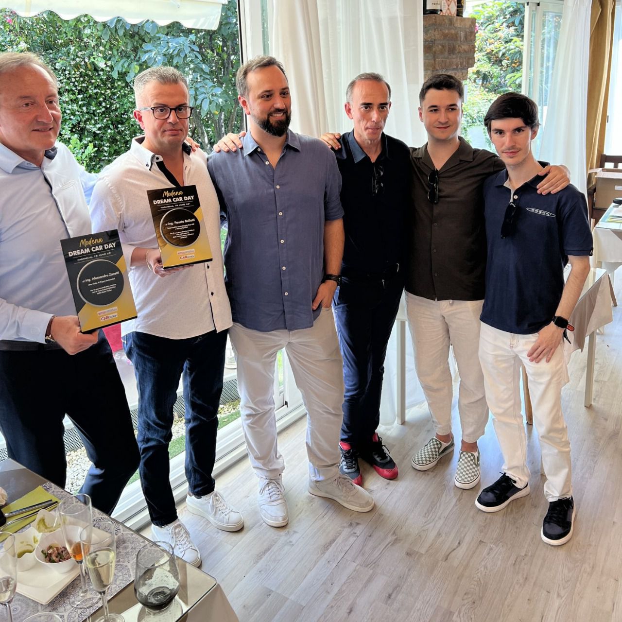 Entrega de premios a Alessandro Zanetti y Fausto Ballotti