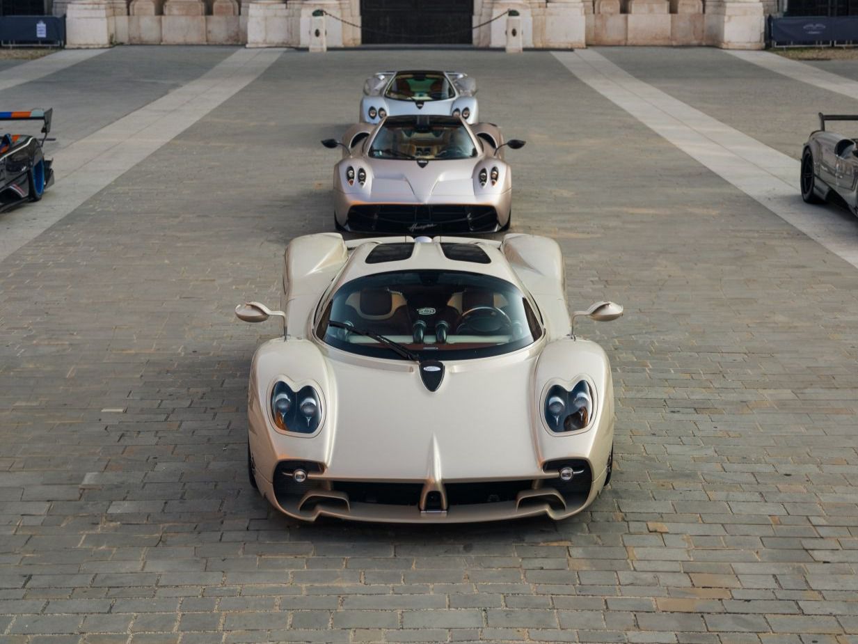 Pagani Utopía, Huayra y Zonda, las tres generaciones de Pagani (Autor: Alvaro Muro)