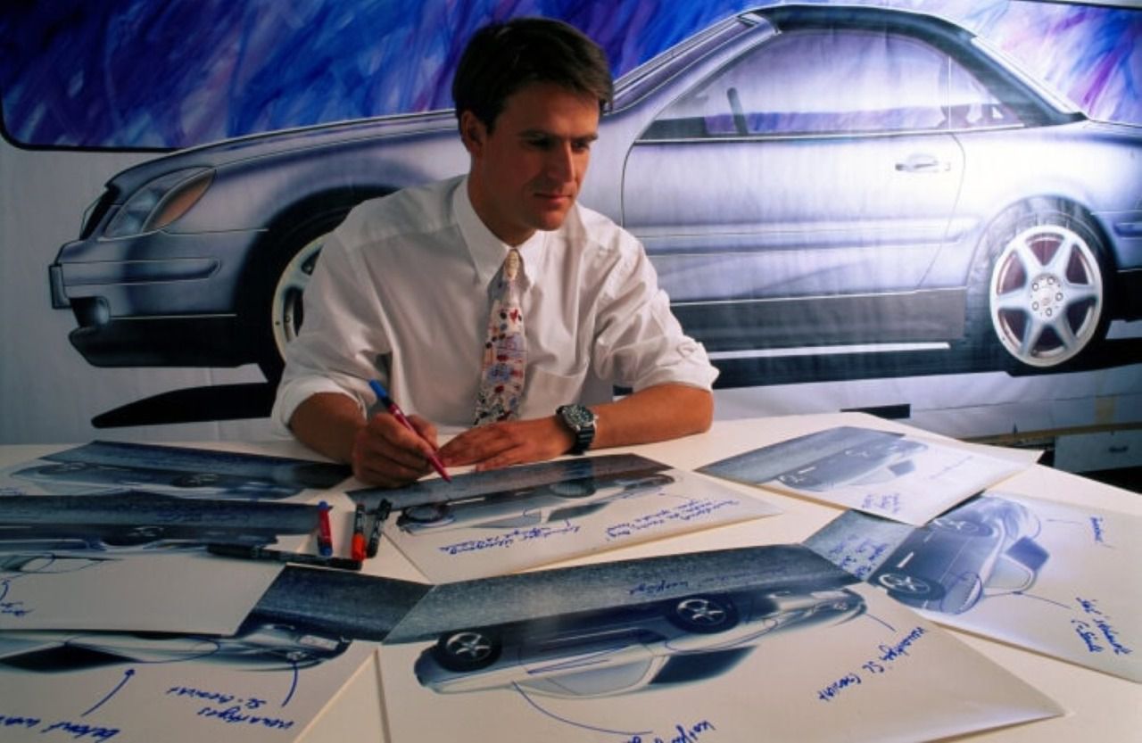 Inicios del diseñador alemán en el estudio de diseño de de Mercedes-Benz